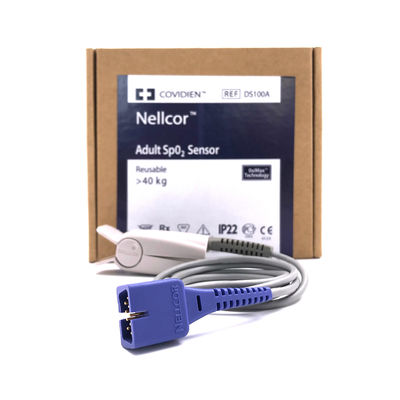 NELLOR REF DS100A 성인 SpO2 센서 40kg 이상 재사용 가능 OxiMax 기술
