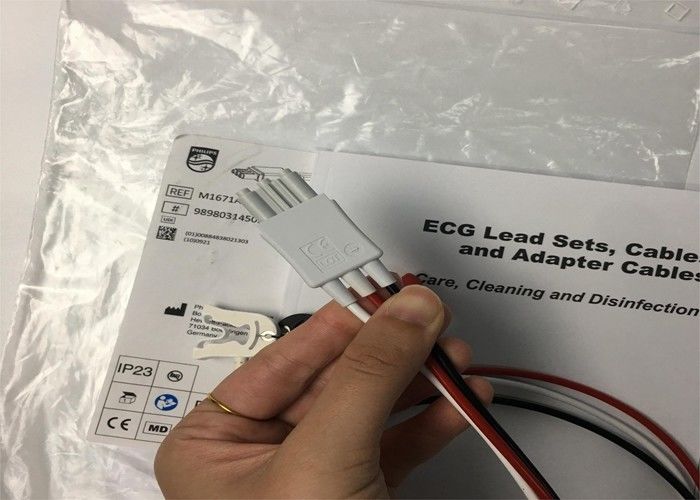 AMMI ICU ECG 리드 세트 케이블 M1671A ECG 모니터링을 위한 TPU 물질