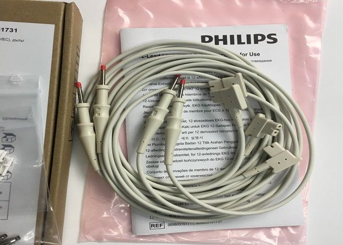 PHLIP ECG 교체 부품, AMMI IEC 12 납 ECG 지체 납 1.4M 989803151731