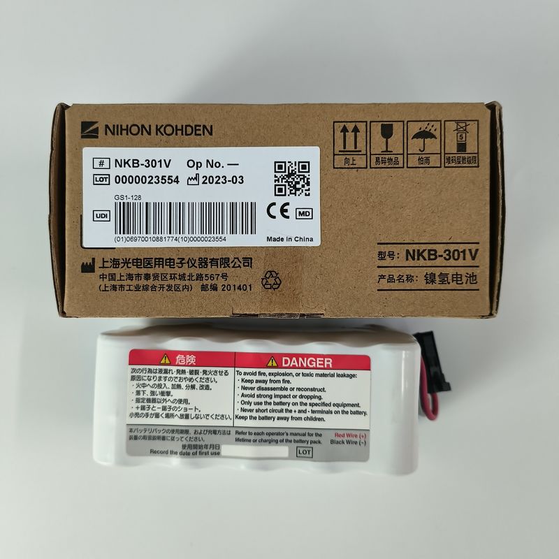 NIHON KOHDEN 배터리 팩 NKB-301V 명소 전압 12V 2800mAh Ni-MH