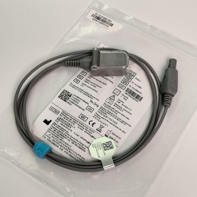 SHEC1 혈액 산소 프로브 연장 케이블 2M DB9 LEMO 플러그에 어댑터 6 핀 더블 슬롯 L2.0m