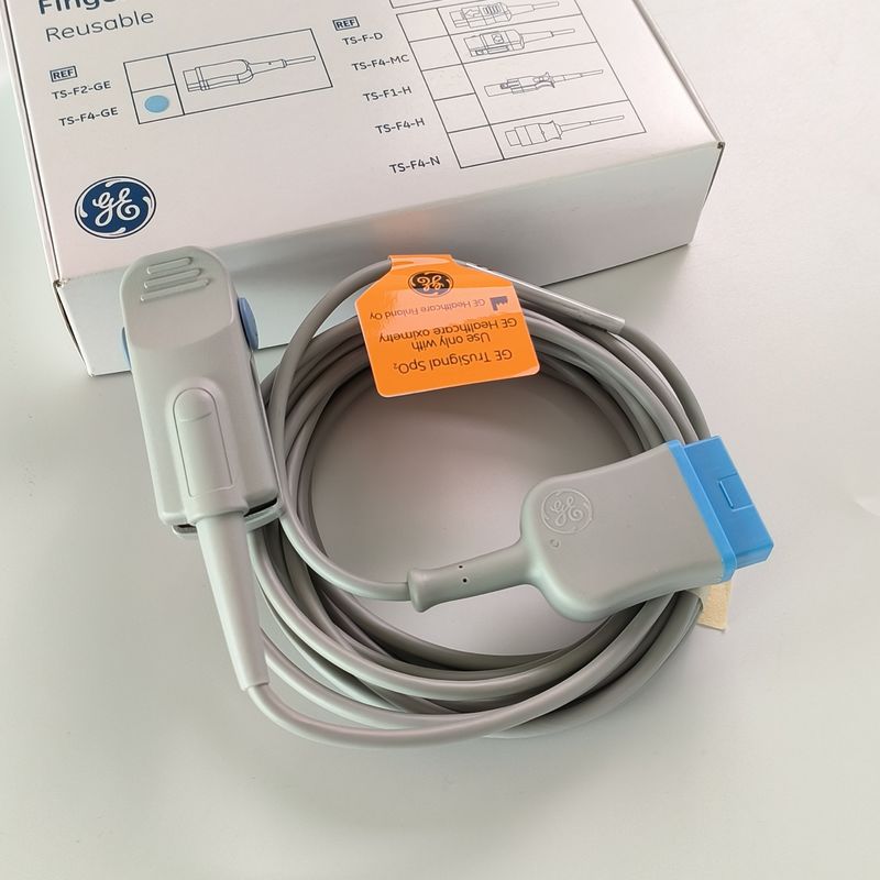 GE 오리지널 오메다 트루시그널 SpO2 손가락 센서 재사용 REF:TS-F4-GE